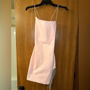 Light pink mini dress